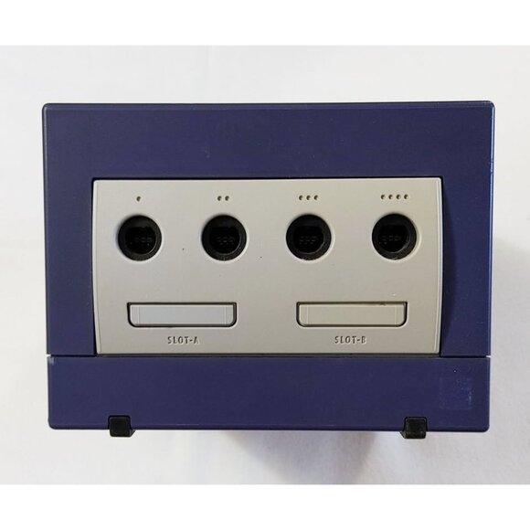 Purple Game Cube w/Cords and Game - Picture 7 of 7